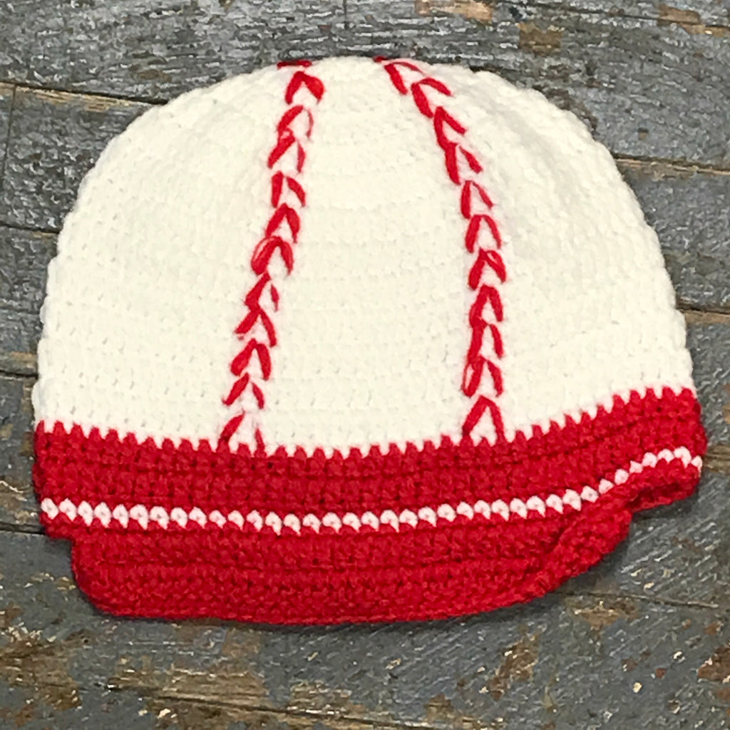 Crocheted Youth Toddler Child Winter Hat Baseball