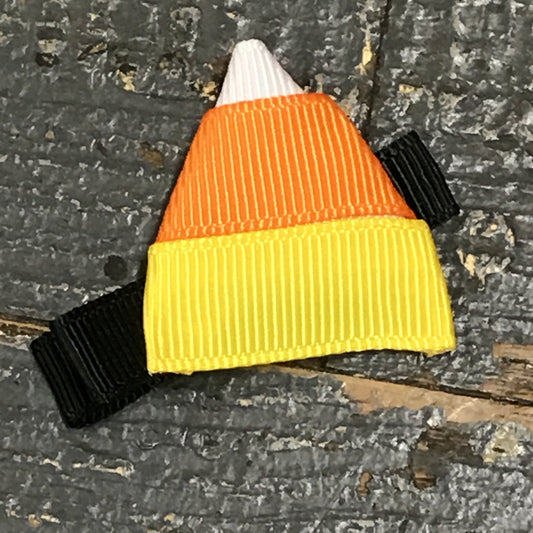 Hair Clip Ribbon Sculpture Headband Bow Holiday Halloween Candy Corn