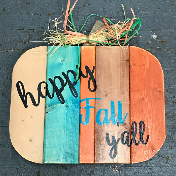 Wood Pallet Pumpkin Welcome Fall Decoration Happy Fall Yall