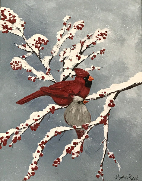 Canvas Painting Class at The Depot January 2018