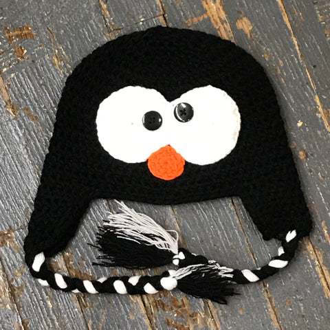 Crocheted Youth Toddler Child Winter Hat Penguin