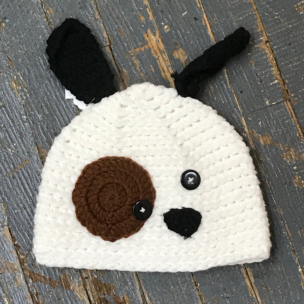 Crocheted Youth Winter Hat Puppy Dog