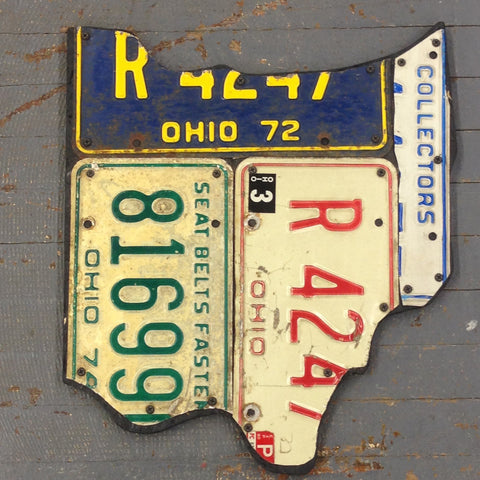 State of Ohio License Plate Art Small
