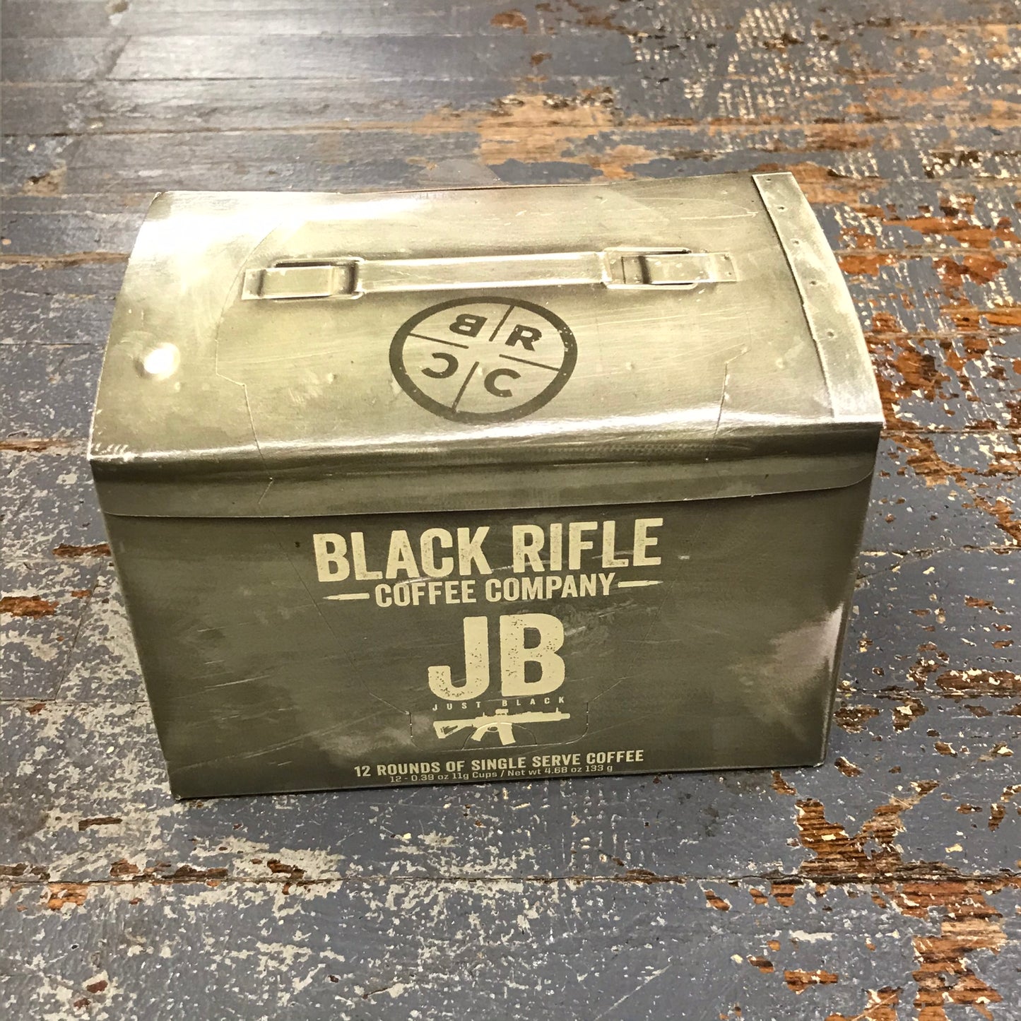 Black Rifle Just Black Medium Roast 12 Single Serve Rounds Coffee