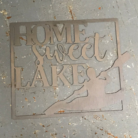 Home Sweet Lake Kayak Canoe Metal Sign Wall Hanger