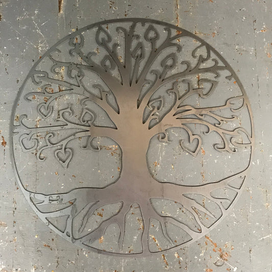 Tree of Life 24" Metal Sign Wall Hanger 