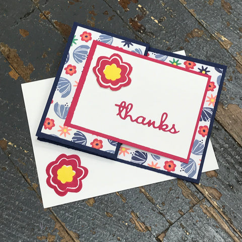 Thanks Thinking of You Kindness Handmade Stampin Up Greeting Card with Envelope