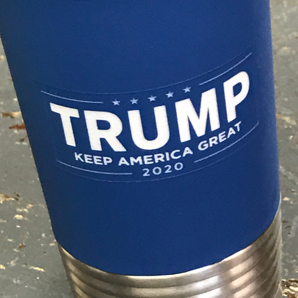 Trump 2020 Keep America Great Stainless Steel 20oz Wine Beverage Drink Travel Tumbler Royal Blue