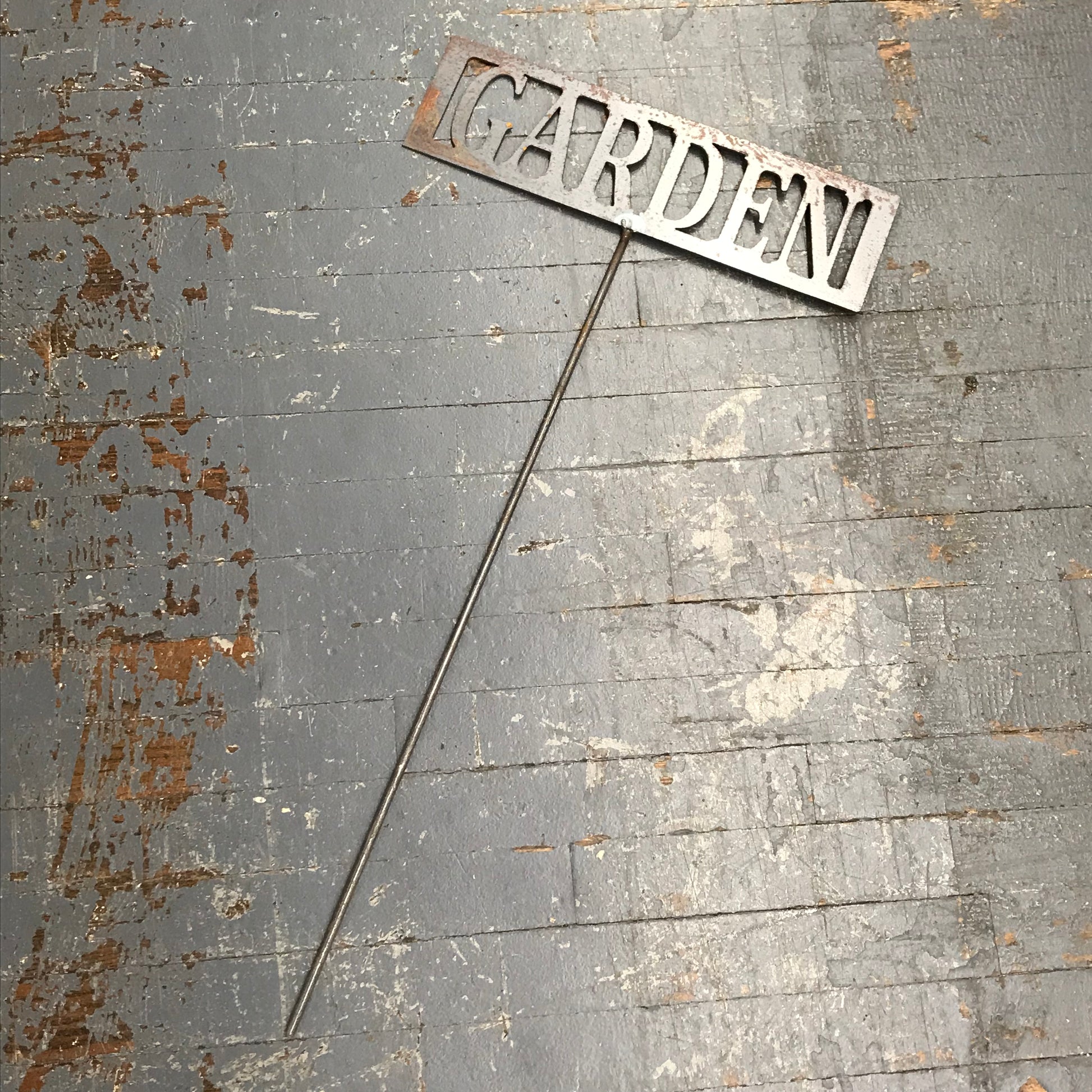 Metal Garden Stake Sign