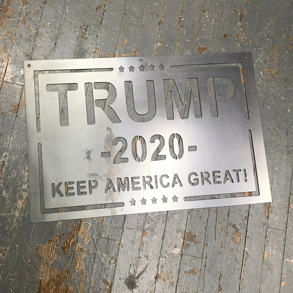 Trump 2020 Keep America Great Metal Sign Wall Hanger