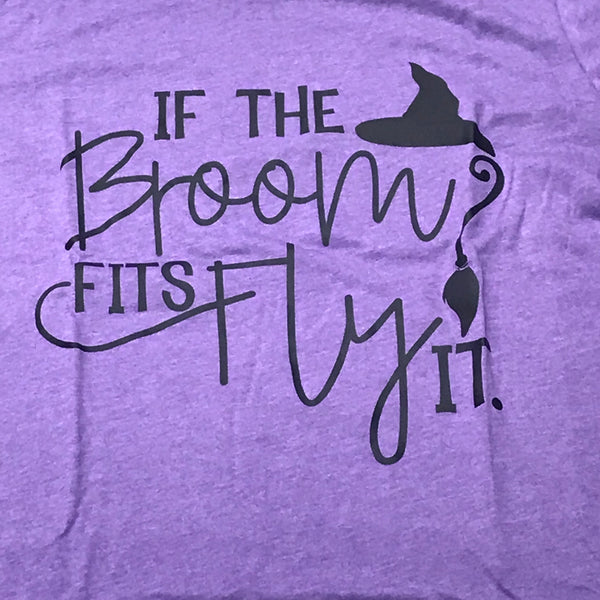 If the Broom Fits Graphic Designer Short Sleeve T-Shirt