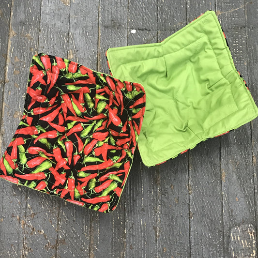 Handmade Microwave Bowl Holder Mexican Fiesta Chili Pepper