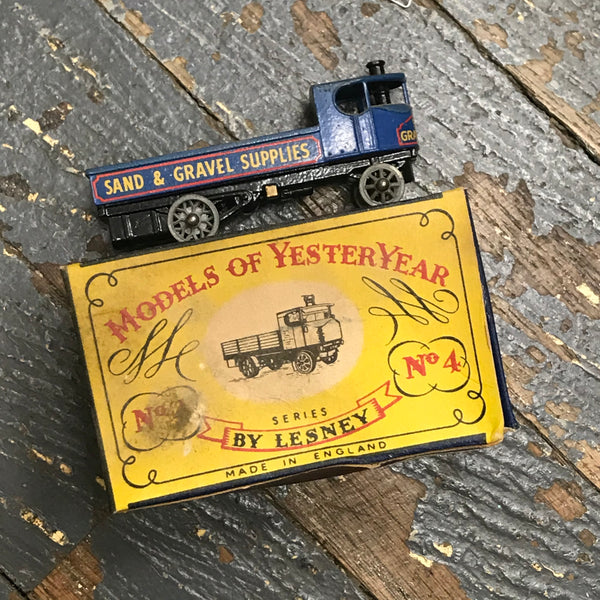 Vintage Matchbox Toy Lesney Models Of YesterYear No4 Sentinel Steam Waggon