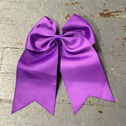 Hair Clip Ribbon Headband Cheer Team Spirit Big JoJo Bow Purple