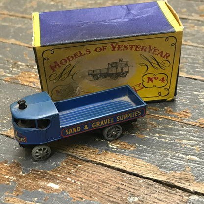 Vintage Matchbox Toy Lesney Models Of YesterYear No4 Sentinel Steam Waggon