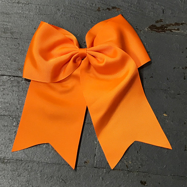 Hair Clip Ribbon Headband Cheer Team Spirit Big JoJo Bow Orange