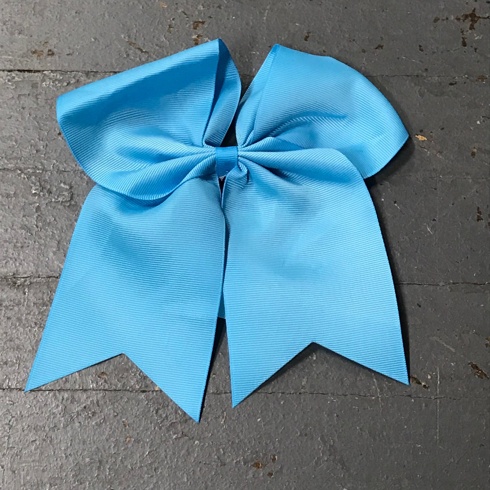 Hair Clip Ribbon Headband Cheer Team Spirit Big JoJo Bow Blue