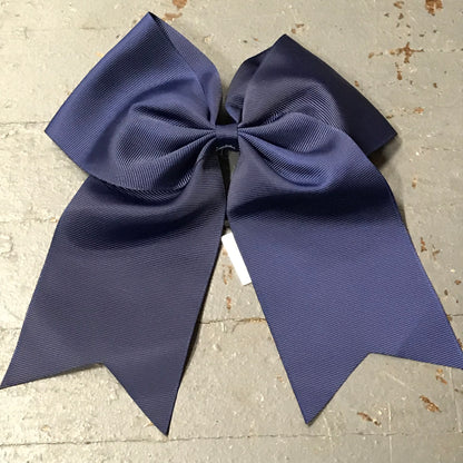 Hair Clip Ribbon Headband Cheer Team Spirit Big JoJo Bow Navy