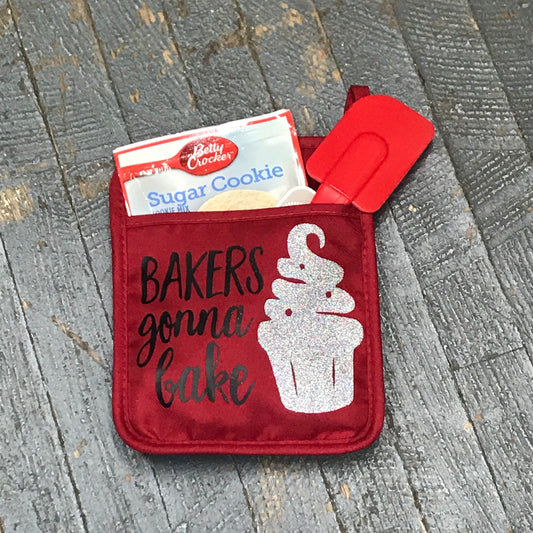 Bakers Gonna Bake Oven Mitt Baking Gift Set