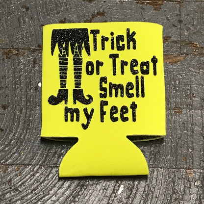 Trick or Treat Halloween Coozie Can Hugger Smell My Feet