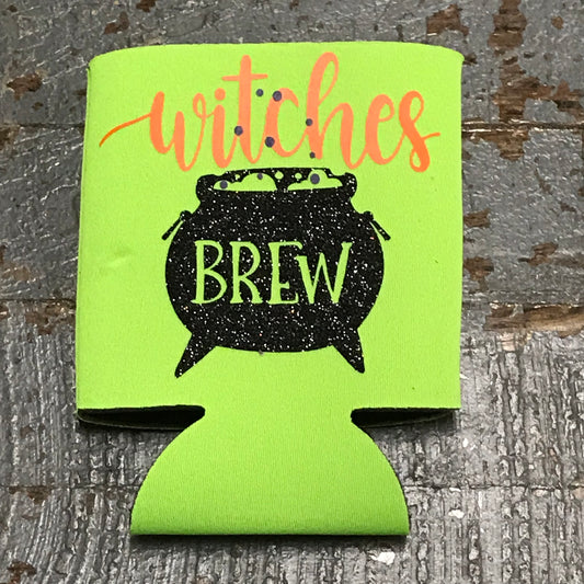 Trick or Treat Halloween Coozie Can Hugger Witches Brew 