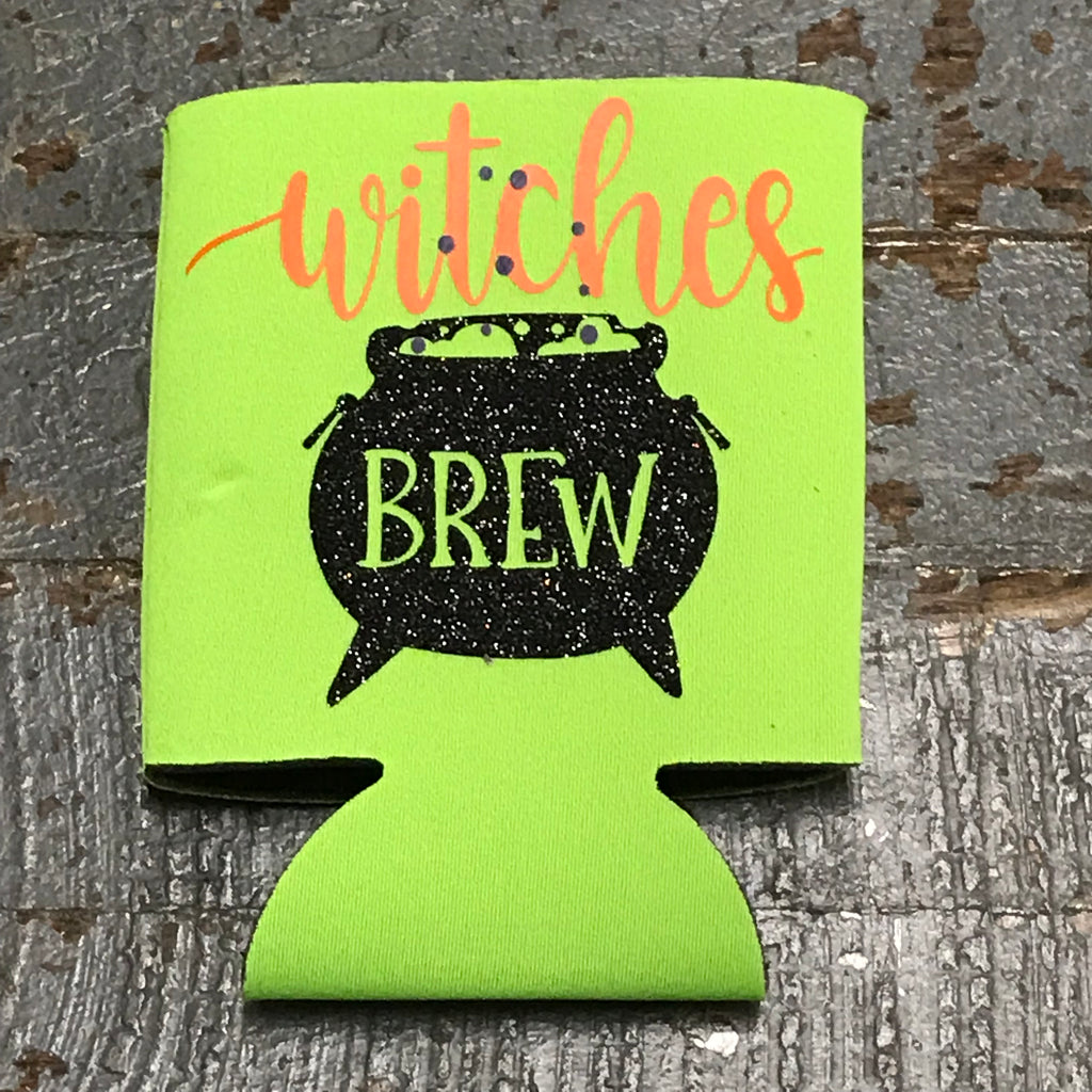 Trick or Treat Halloween Coozie Can Hugger Witches Brew 