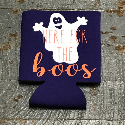 Trick or Treat Halloween Coozie Can Hugger Here for the Boos