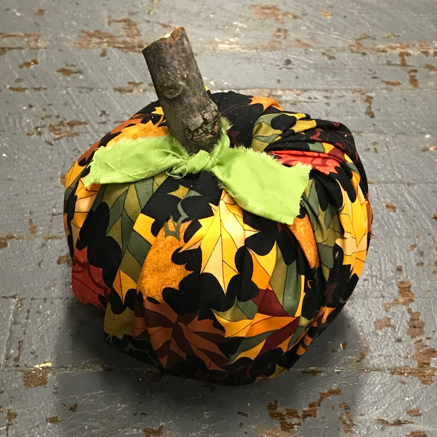 Fall Autumn Fabric Pumpkin Decoration Fall Leaves