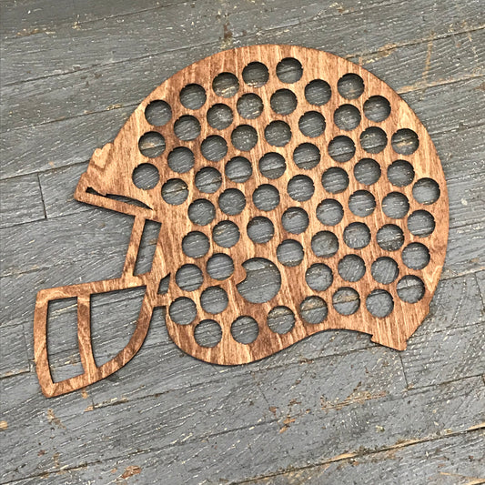 Bottle Cap Holder Football Sport Helmet Brown