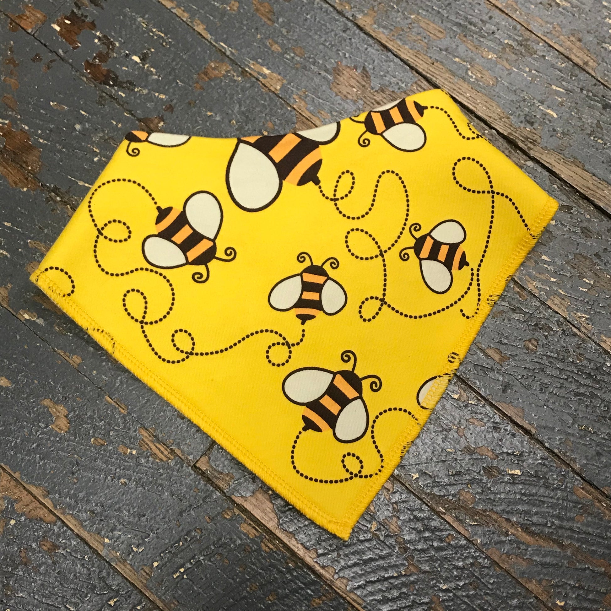 Infant Toddler Baby Bandana Drool Bib Bumble Bees