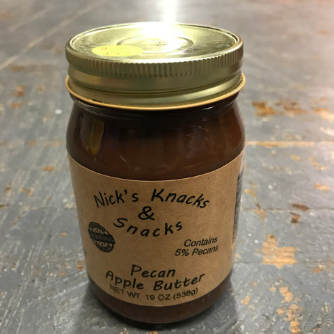 Nicks Snacks All Natural Pecan Apple Butter 