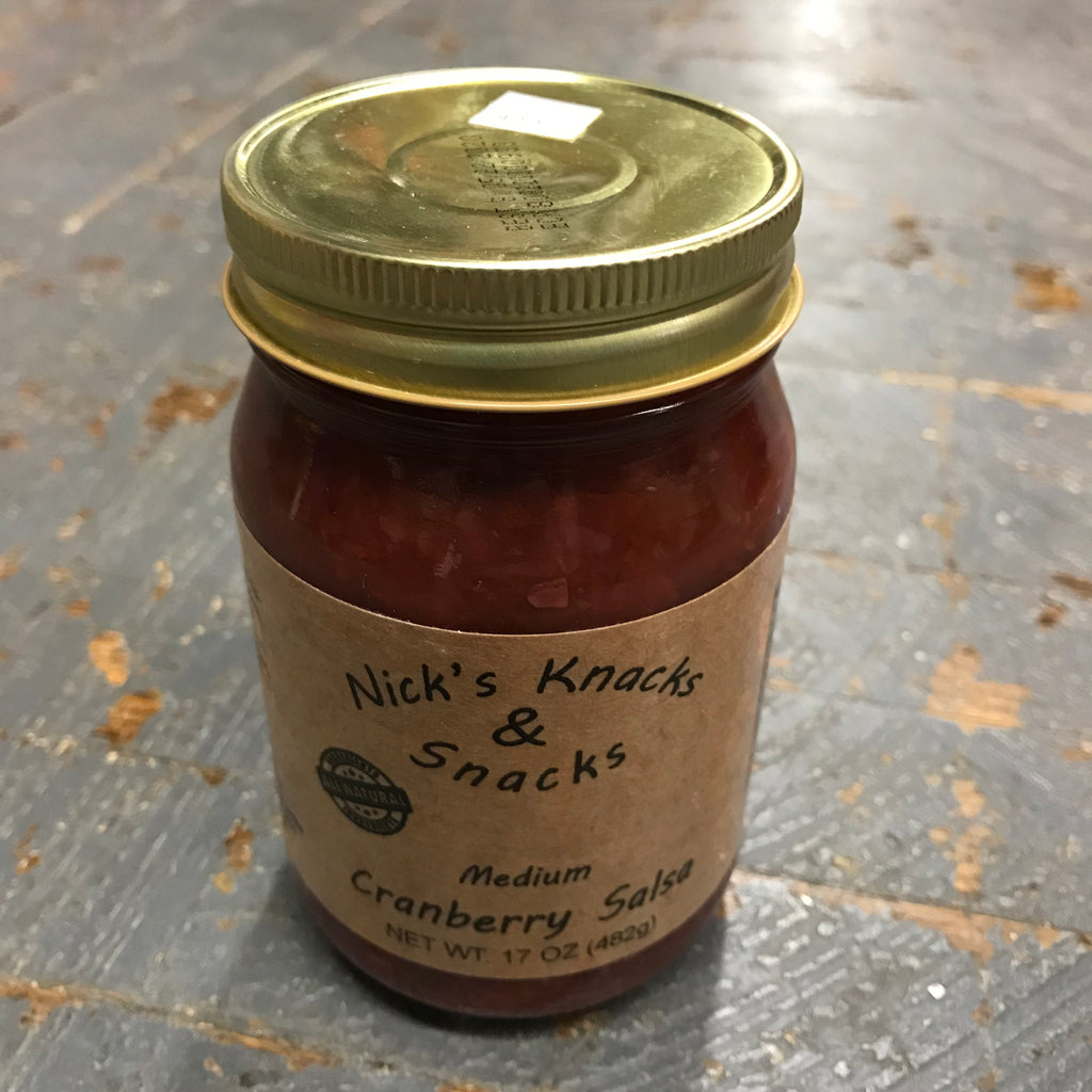 Nicks Snacks All Natural Medium Cranberry Salsa 