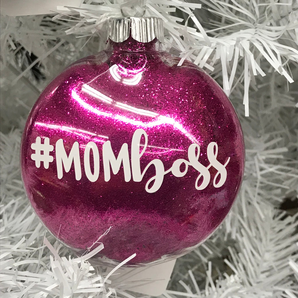 Holiday Christmas Tree Ornament #Momboss Mom Boss