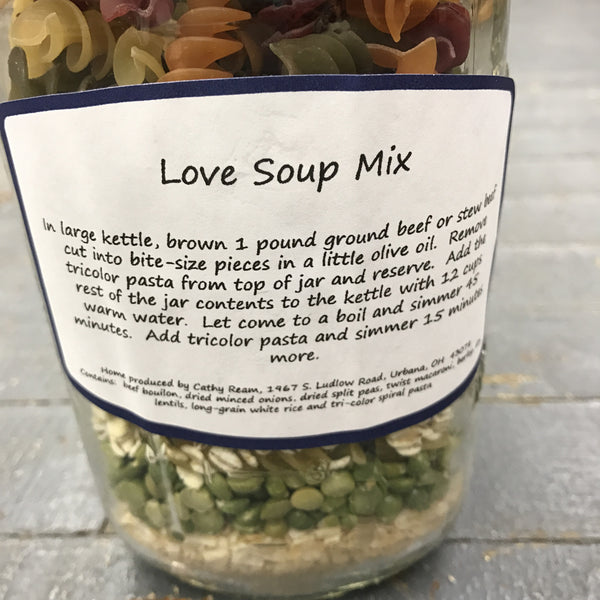 Pre-Made Mason Jar Love Soup Mix