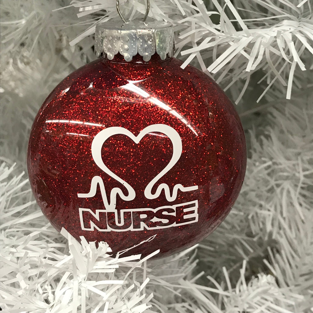 Holiday Christmas Tree Ornament Nurse