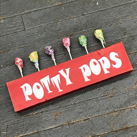 Toddler Training Potty Pops Incentive Block Red