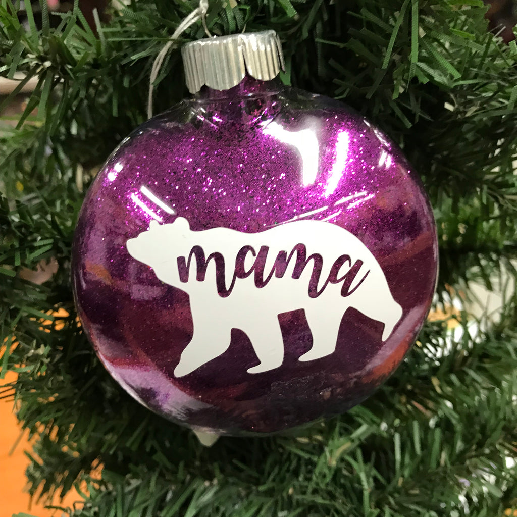 Holiday Christmas Tree Ornament Mama Bear