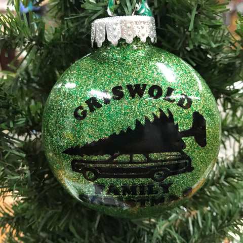 Holiday Christmas Tree Ornament Lampoons Griswold Family Vacation Green 