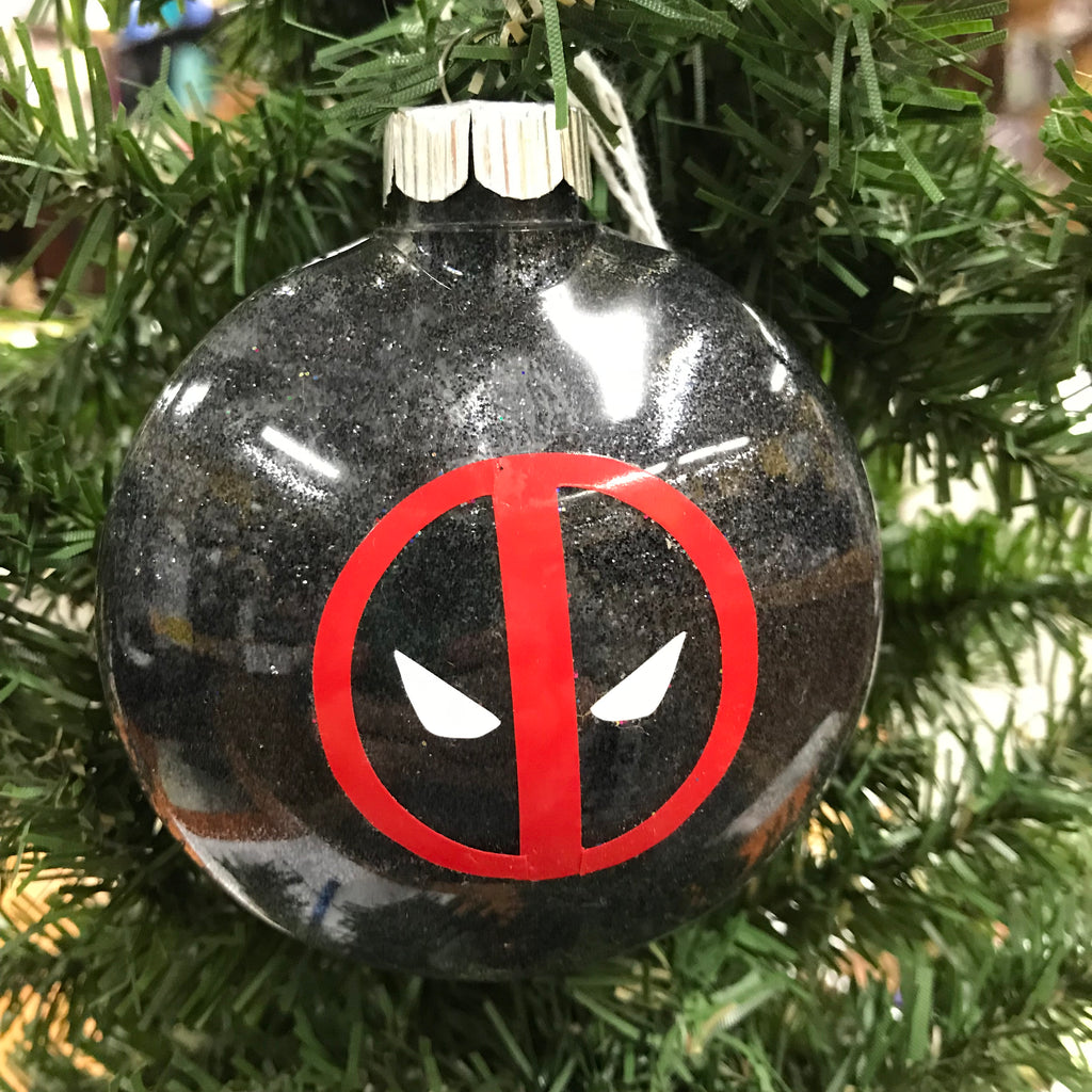 Holiday Christmas Tree Ornament Comic Superhero Deadpool 