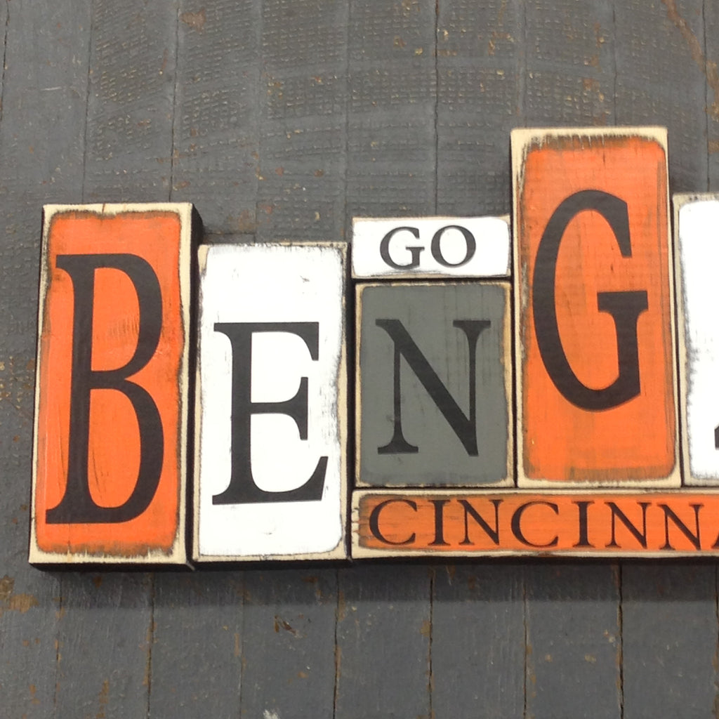 Hand Crafted Wood Word Block Set Football NFL Washington Redskins Deco –  TheDepot.LakeviewOhio