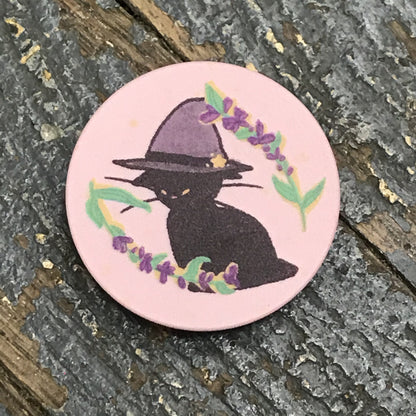 Popsocket Courtney Lynn Black Cat Witch Pop Socket