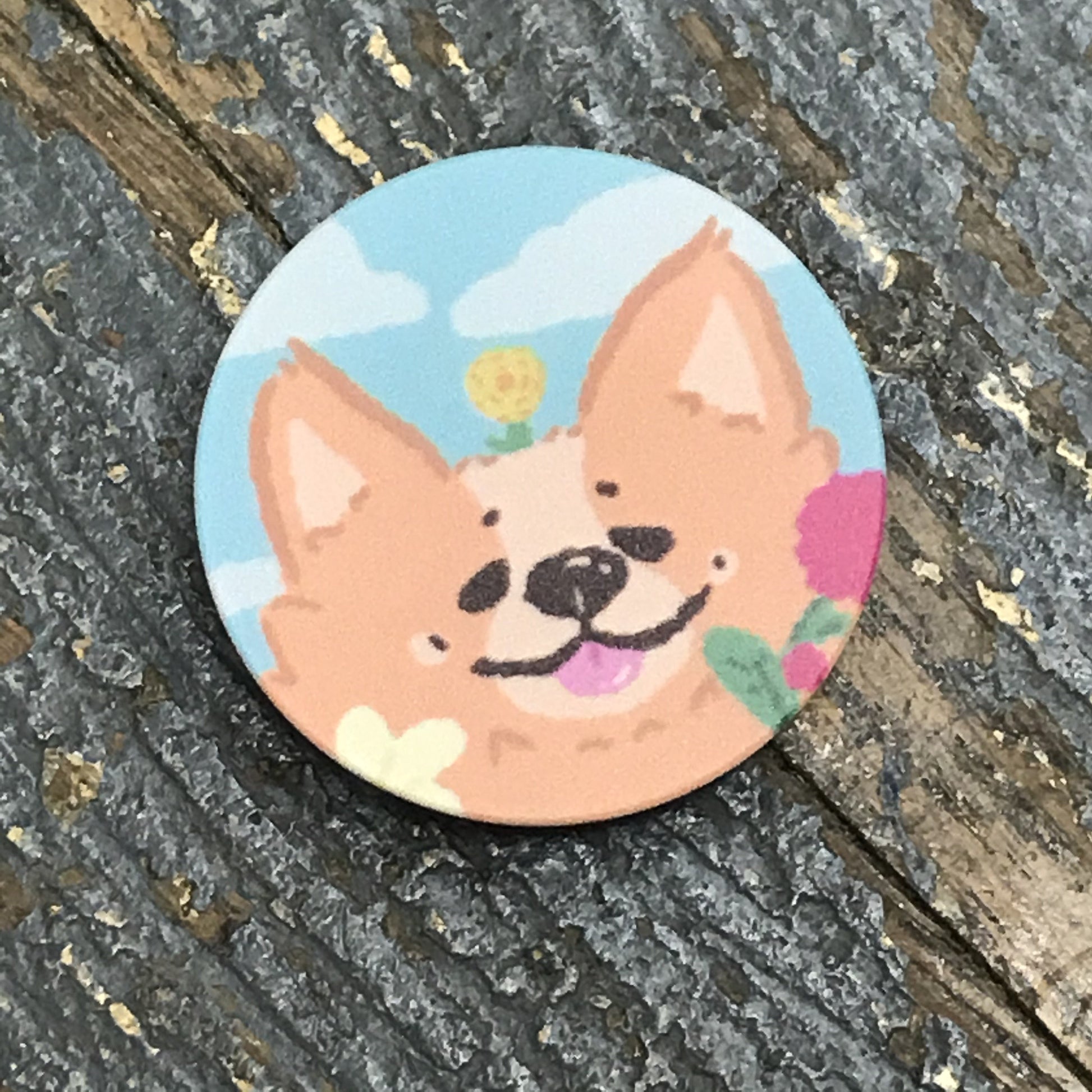 Popsocket Courtney Lynn Corgi Pixel Pop Socket