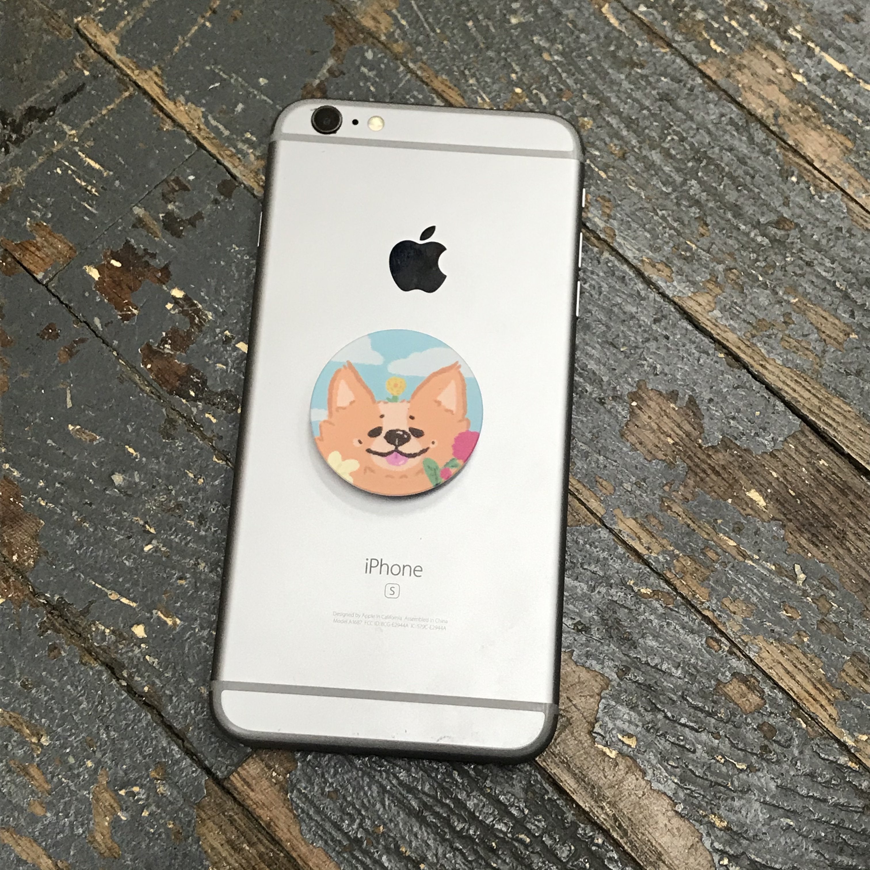 Popsocket Courtney Lynn Corgi Pixel Pop Socket TheDepot.LakeviewOhio