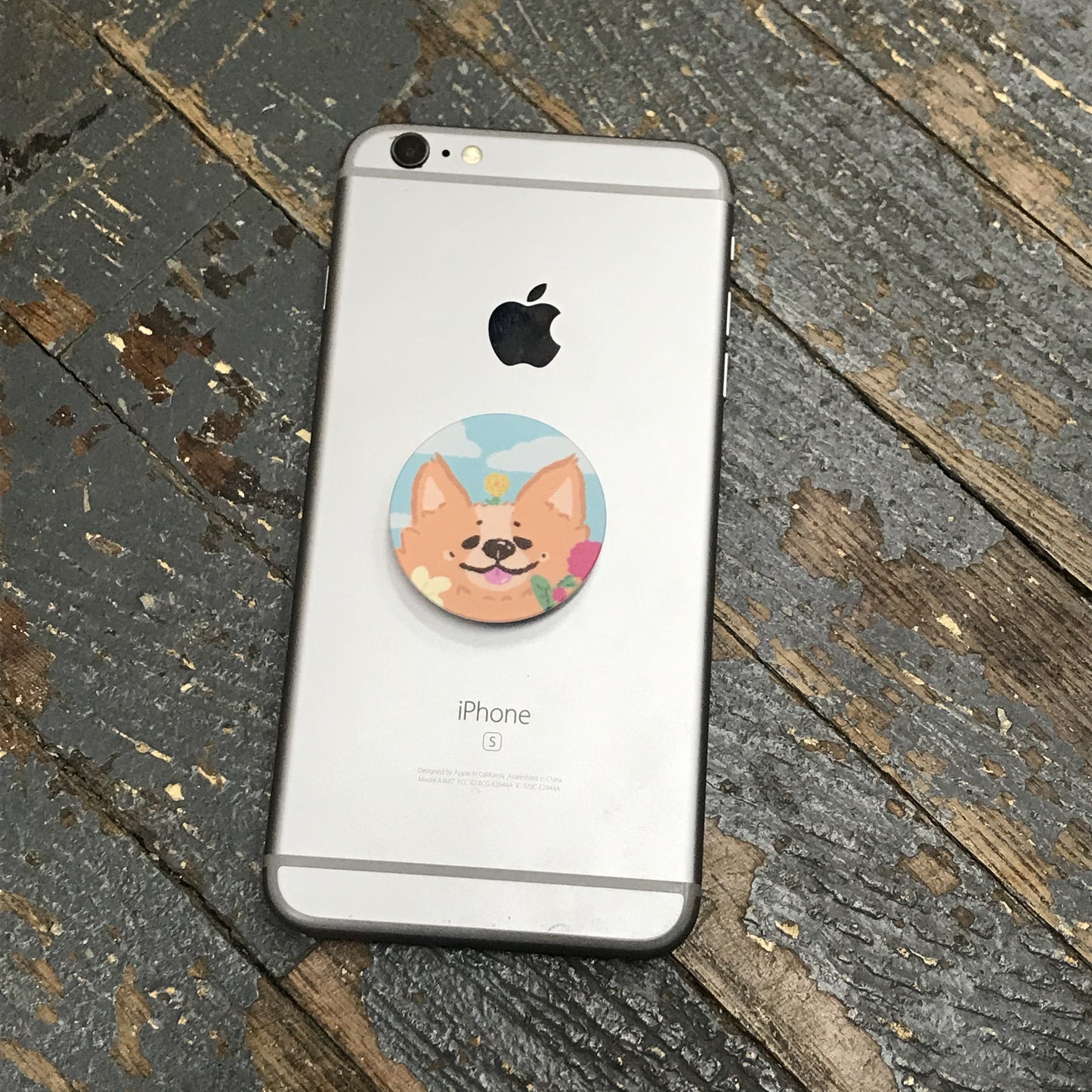 Popsocket Courtney Lynn Corgi Pixel Pop Socket