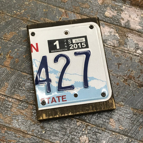 Area Code Phone Number License Plate Block Word Art 427