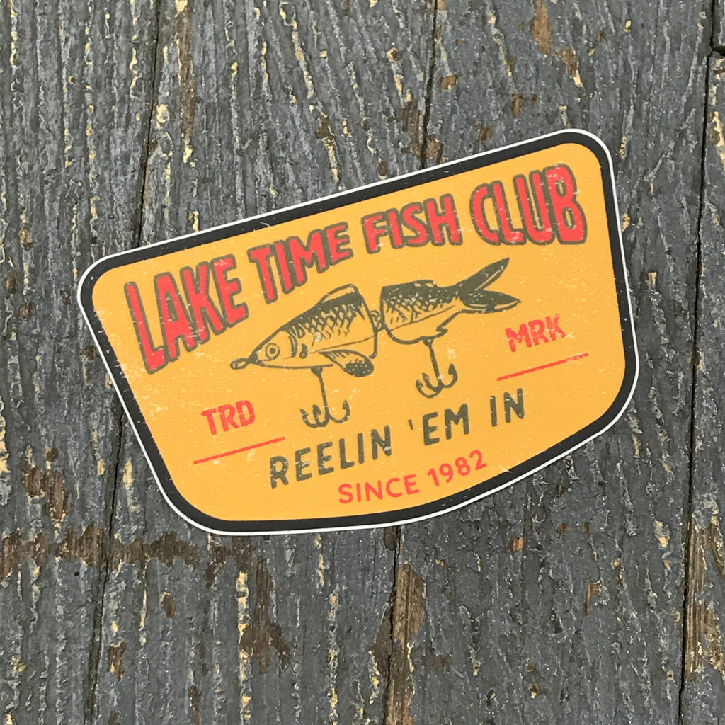 Lake Time Supply Co Sticker Decal Lake Time Fish Club