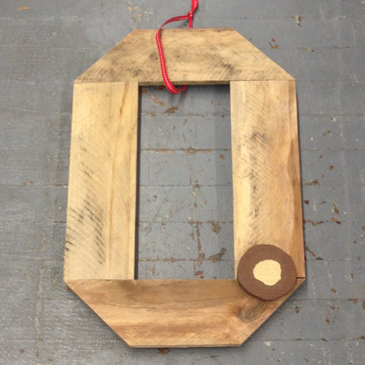 Ohio State Block O Sign Ohio State Buckeyes Repurposed Barn Wood Wall Hanger