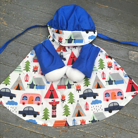 Goose Clothes Complete Holiday Goose Outfit Travel Road Trip Camper Dress and Hat