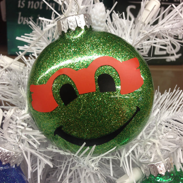 Holiday Christmas Tree Ornament Teenage Mutant Ninja Turtle Michaelangelo Orange
