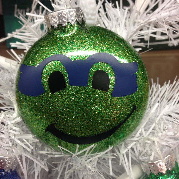 Holiday Christmas Tree Ornament Teenage Mutant Ninja Turtle Leonardo Blue 